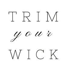 Candle Care 101: Don't forget to trim your wick